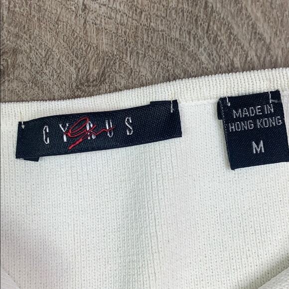 Cyrus Black and White Geometric Tank Top - Picture 2 of 7